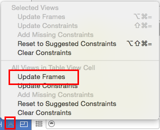Resolve Auto Layout Issues: Update Frames